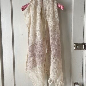 handmade vintage mohair scarf